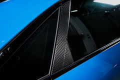 KARBEL - AUDI A4 S LINE / S4 B9.5 CARBON FIBRE WINDOW PILLAR PANEL TRIM - Aero Carbon UK