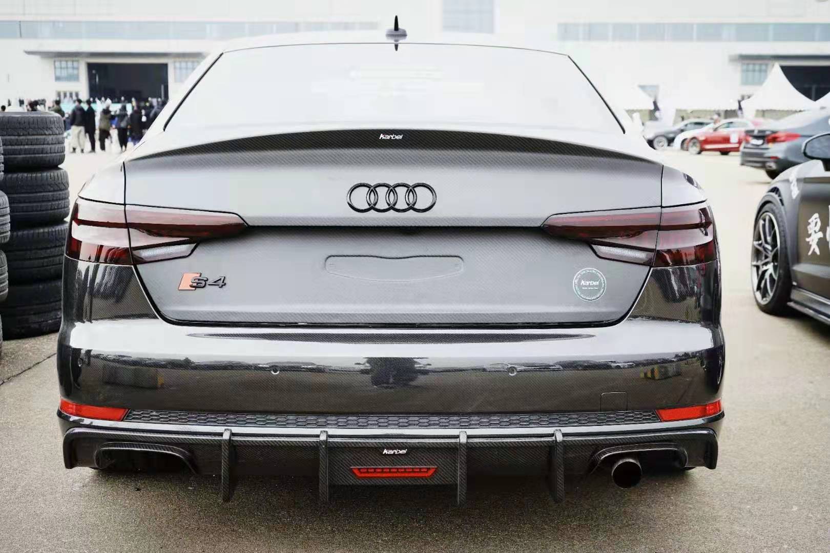 KARBEL - AUDI A4/ S4 B9 B9.5 CARBON FIBRE REAR TRUNK LID - Aero Carbon UK