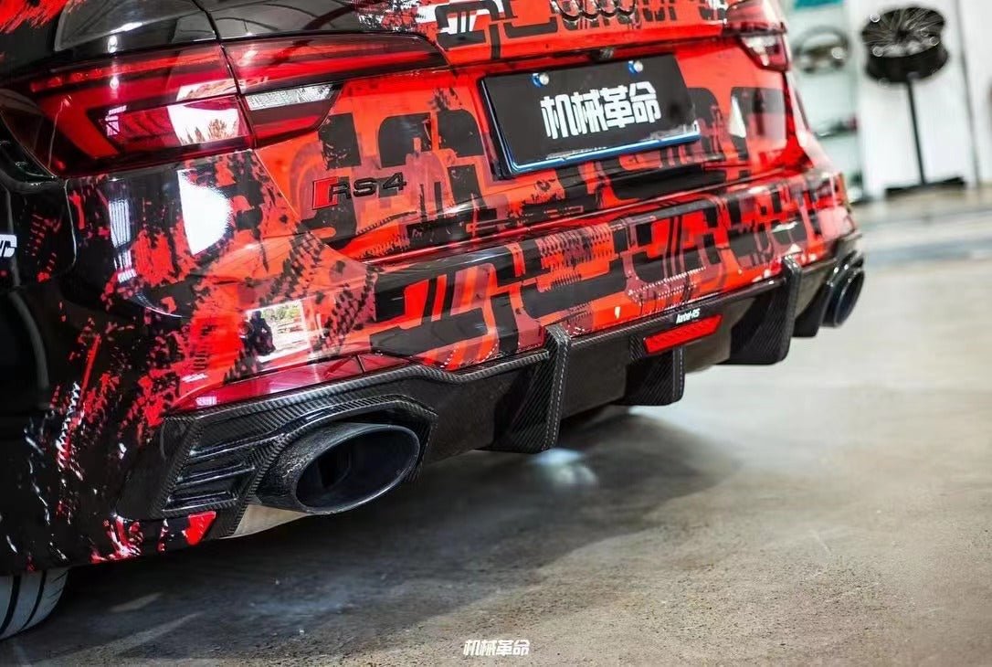 KARBEL - AUDI RS4 B9 CARBON FIBRE FULL BODY KIT - Aero Carbon UK