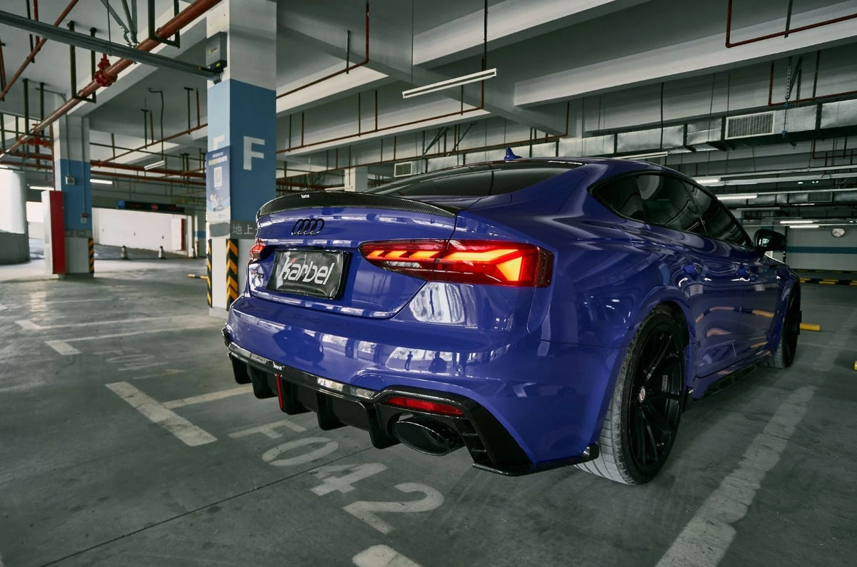 KARBEL - AUDI RS5 B9.5 2020+ DRY CARBON REAR DIFFUSER - Aero Carbon UK