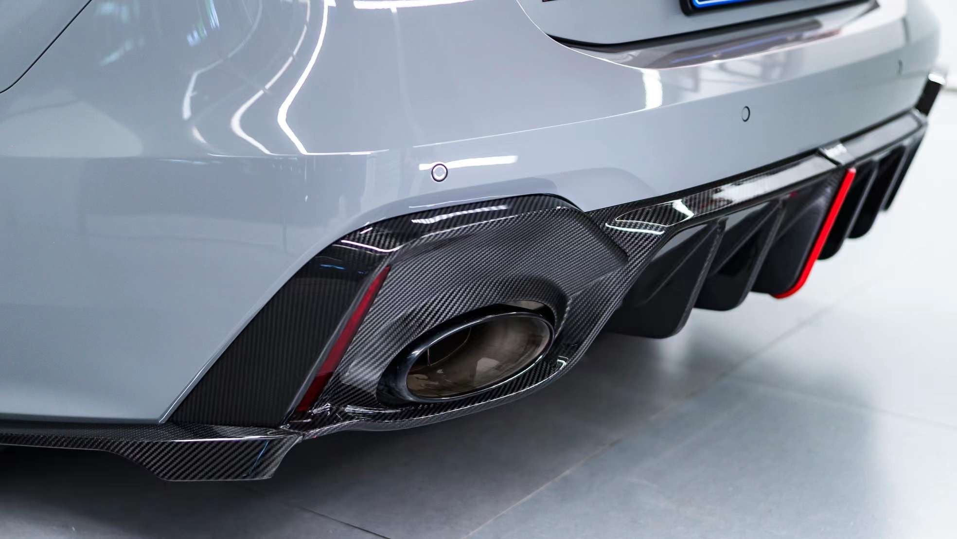 KARBEL - AUDI RS6 RS7 C8 DRY CARBON FIBRE REAR DIFFUSER - Aero Carbon UK