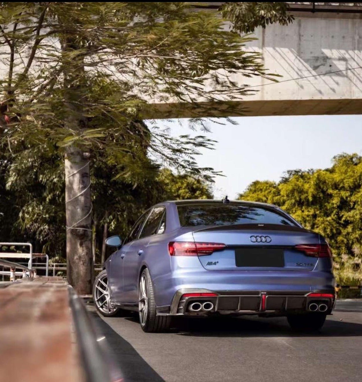 KARBEL - AUDI S4 B9.5 CARBON FIBRE REAR DIFFUSER V1 - Aero Carbon UK