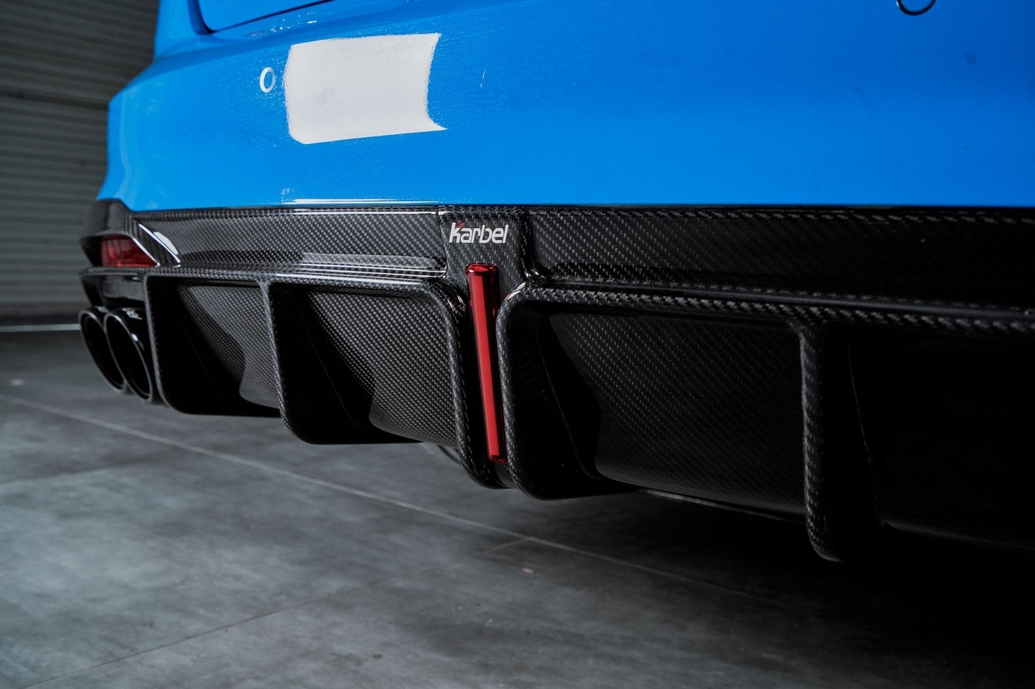 KARBEL - AUDI S4 B9.5 CARBON FIBRE REAR DIFFUSER V1 - Aero Carbon UK