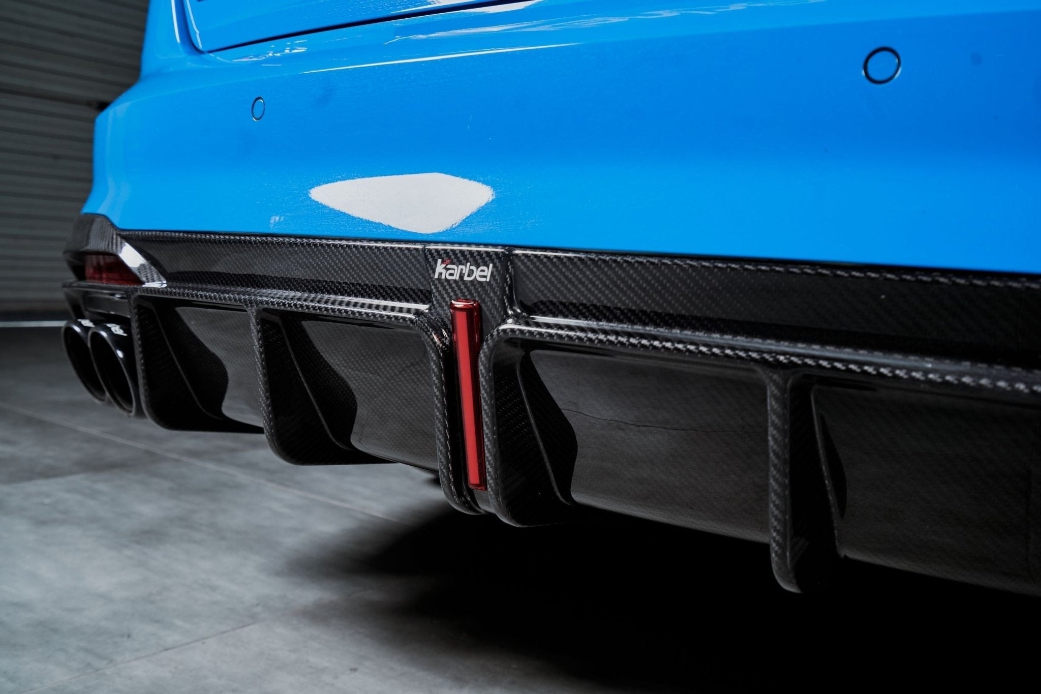 KARBEL - AUDI S4 B9.5 CARBON FIBRE REAR DIFFUSER V1 - Aero Carbon UK