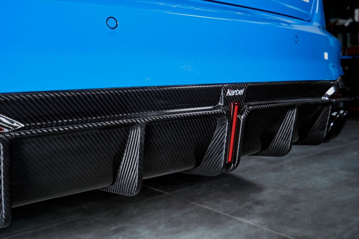 KARBEL - AUDI S4 B9.5 CARBON FIBRE REAR DIFFUSER V1 - Aero Carbon UK