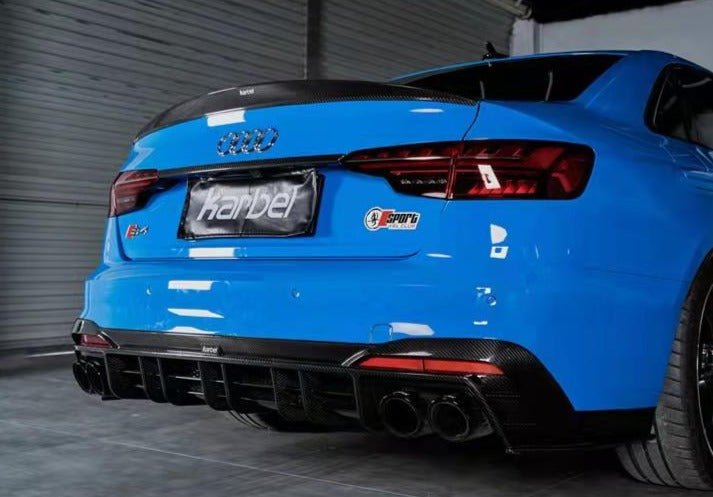 KARBEL - AUDI S4 B9.5 CARBON FIBRE REAR DIFFUSER V2 - Aero Carbon UK