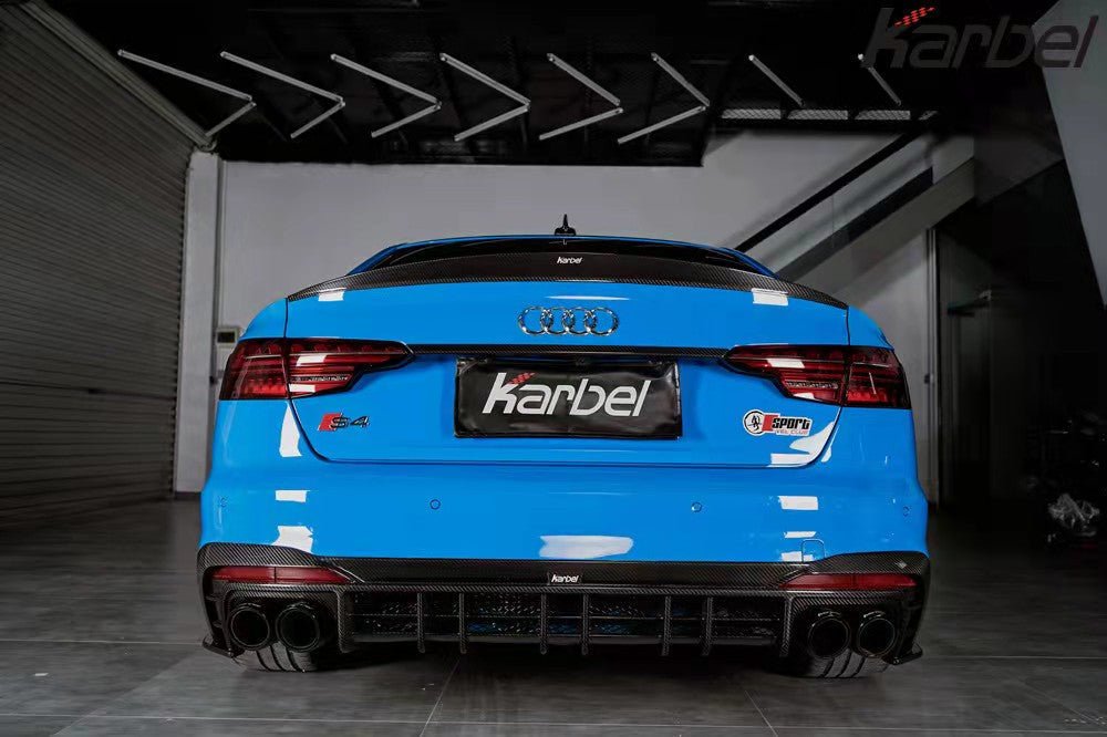 KARBEL - AUDI S4 B9.5 CARBON FIBRE REAR DIFFUSER V2 - Aero Carbon UK