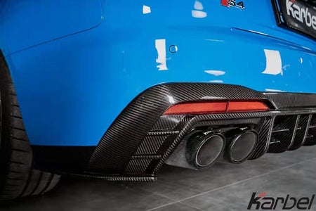 KARBEL - AUDI S4 B9.5 CARBON FIBRE REAR DIFFUSER V2 - Aero Carbon UK