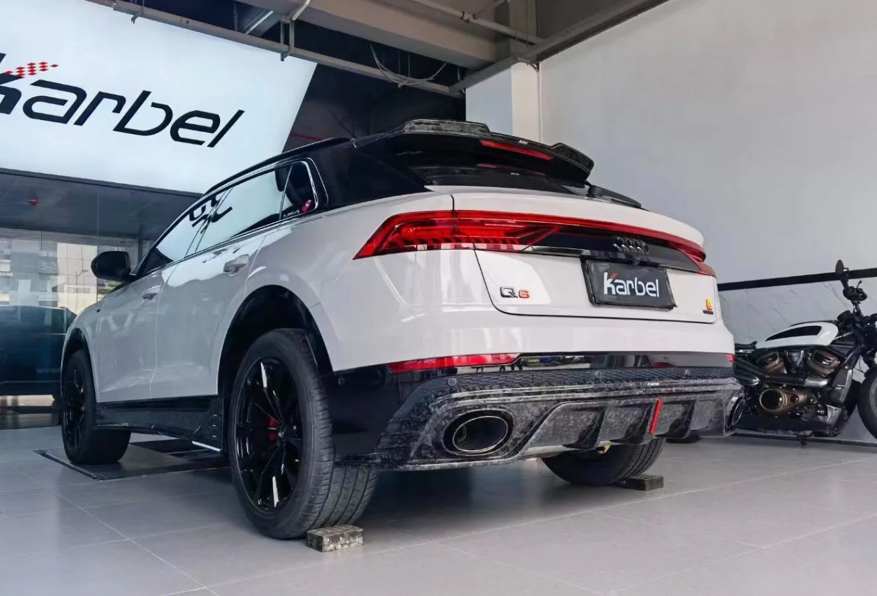 KARBEL - AUDI SQ8 Q8 S-LINE CARBON FIBRE ROOF SPOILER - Aero Carbon UK