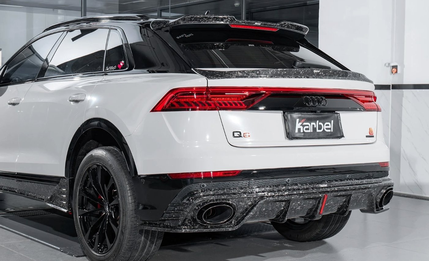 KARBEL - AUDI SQ8 Q8 S-LINE CARBON FIBRE ROOF SPOILER - Aero Carbon UK