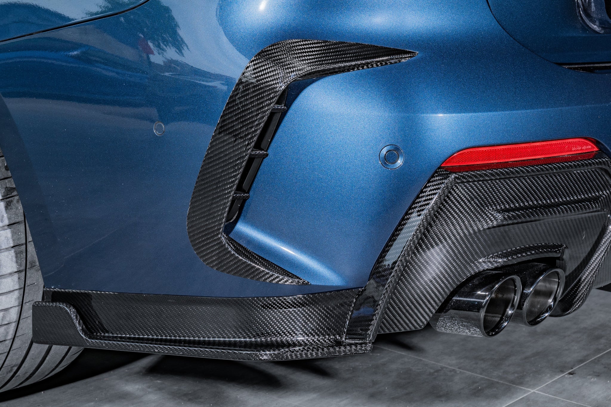 KARBEL - BMW 4 SERIES G22 G23 430i M440i CARBON FIBRE REAR BUMPER FRAMES - Aero Carbon UK