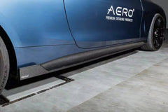 KARBEL - BMW 4 SERIES G22 G23 430i M440i CARBON FIBRE SIDE SKIRTS - Aero Carbon UK