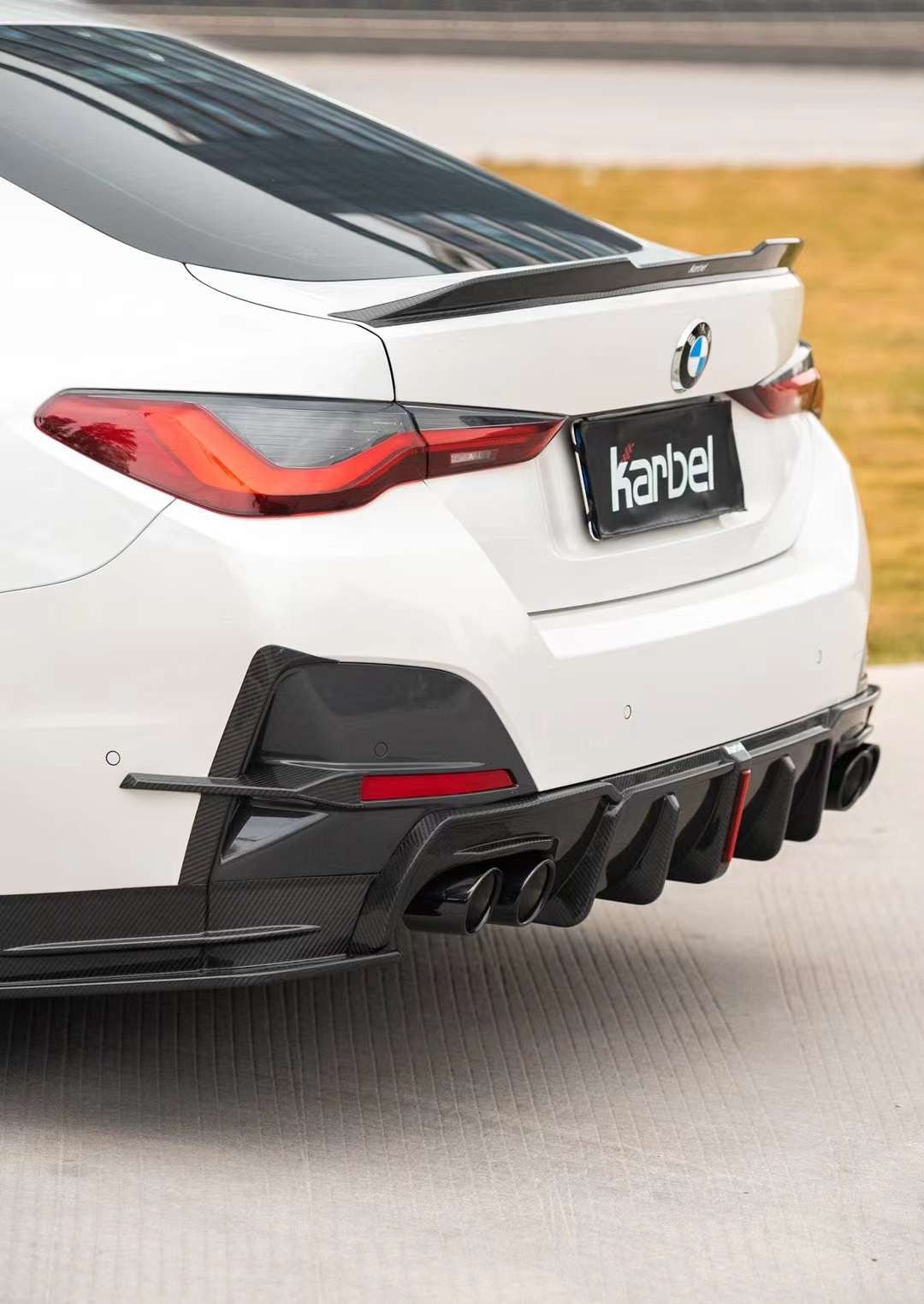 KARBEL - BMW 4 SERIES GRAN COUPE G26 CARBON FIBRE REAR DIFFUSER - Aero Carbon UK