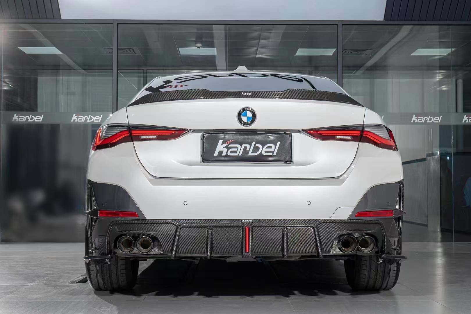 KARBEL - BMW 4 SERIES GRAN COUPE G26 CARBON FIBRE REAR DIFFUSER - Aero Carbon UK