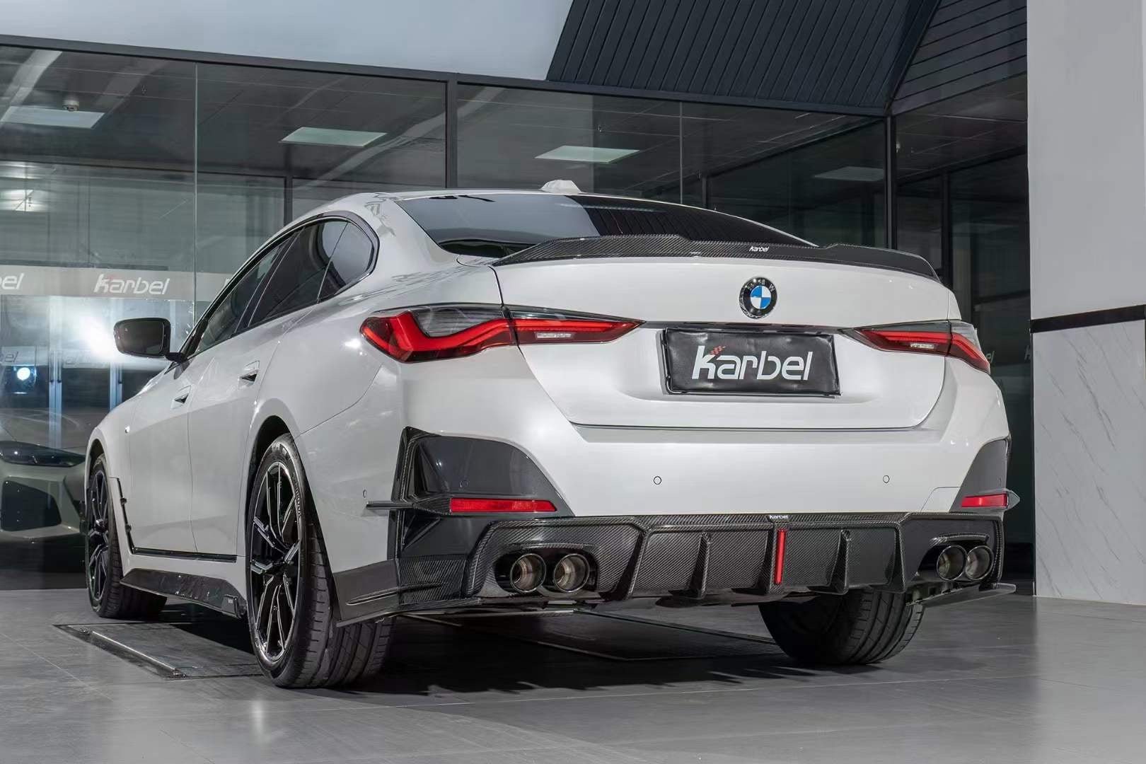 KARBEL - BMW 4 SERIES GRAN COUPE G26 CARBON FIBRE REAR DIFFUSER - Aero Carbon UK