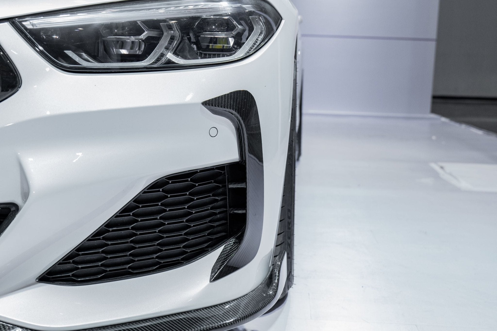 KARBEL - BMW 8 SERIES GRAN COUPE G14 G15 G16 CARBON FIBRE FOG LIGHT OVERLAY - Aero Carbon UK