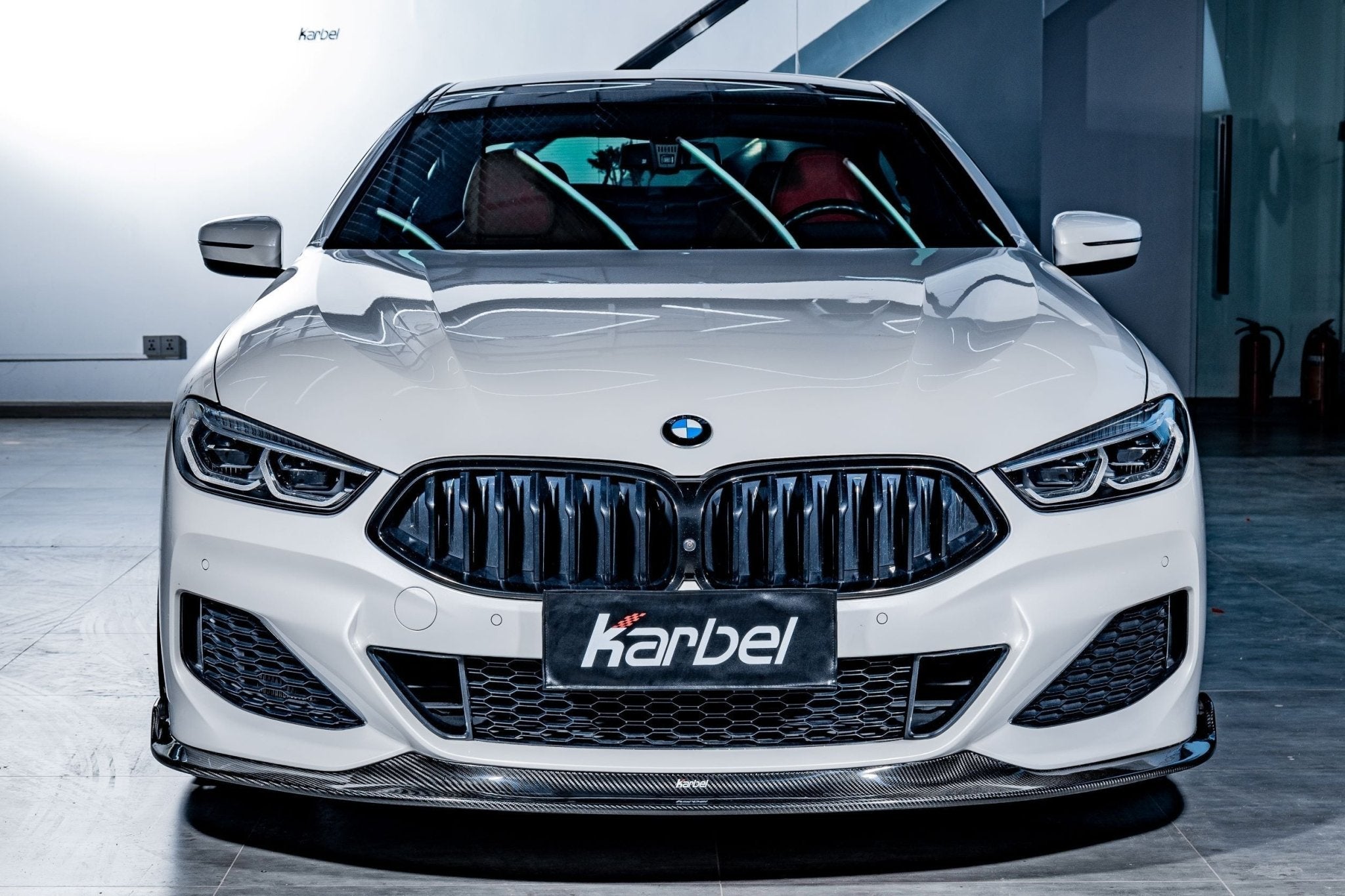 KARBEL - BMW 8 SERIES GRAN COUPE G14 G15 G16 CARBON FIBRE FRONT LIP SPLITTER - Aero Carbon UK