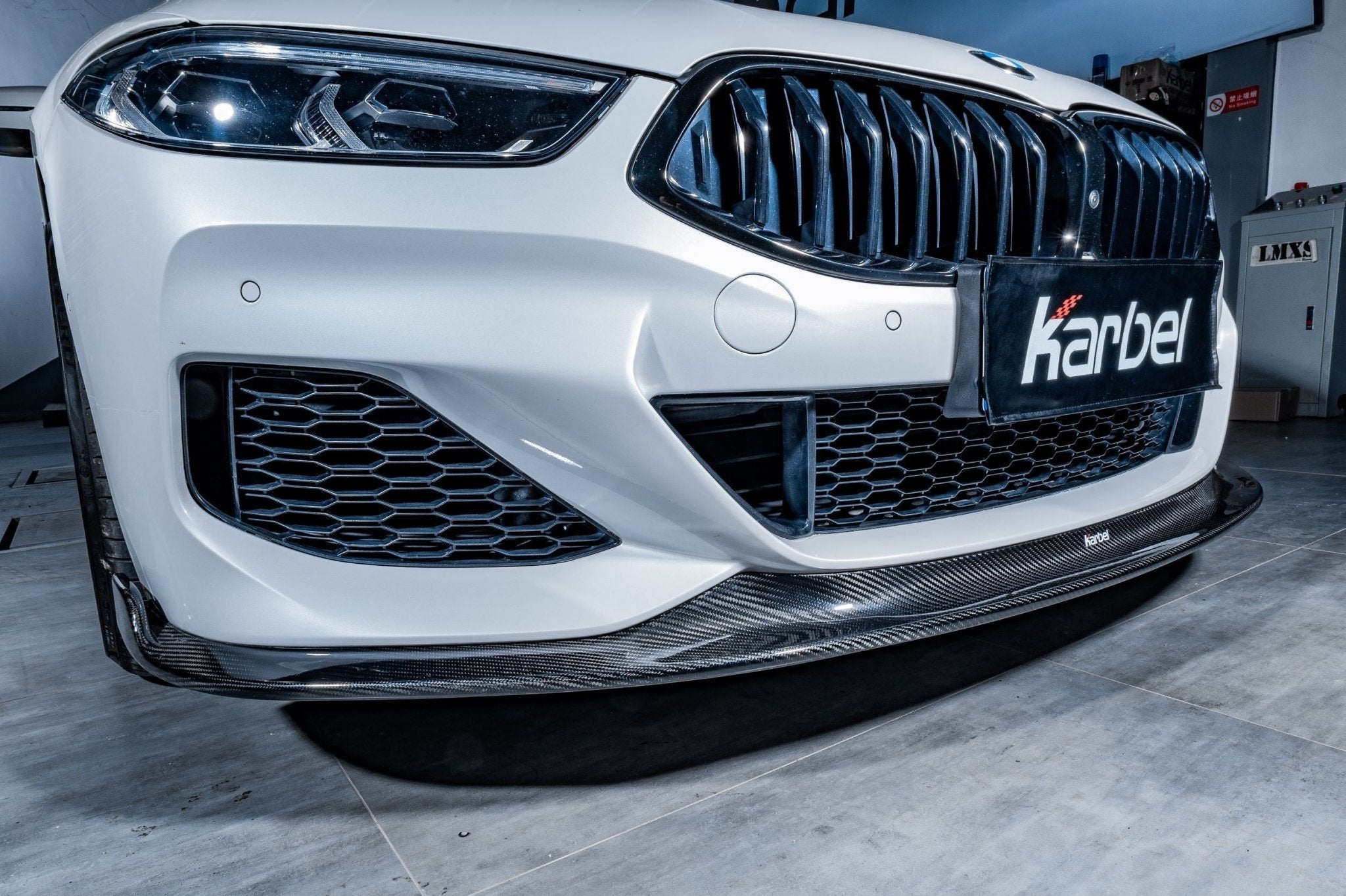 KARBEL - BMW 8 SERIES GRAN COUPE G14 G15 G16 CARBON FIBRE FRONT LIP SPLITTER - Aero Carbon UK