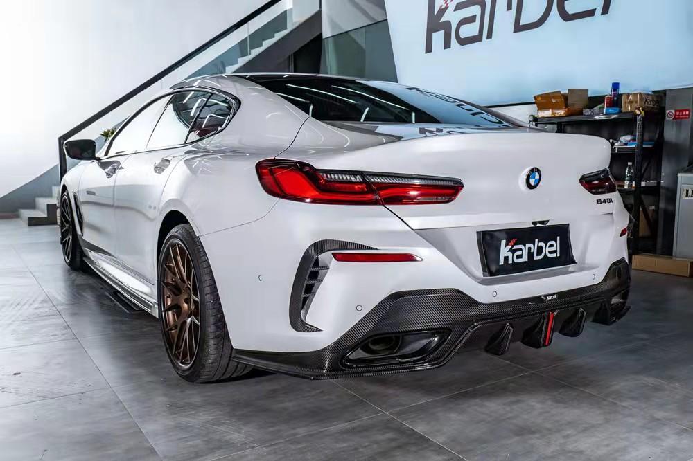 KARBEL - BMW 8 SERIES GRAN COUPE G16 CARBON FIBRE SIDE SKIRTS - Aero Carbon UK