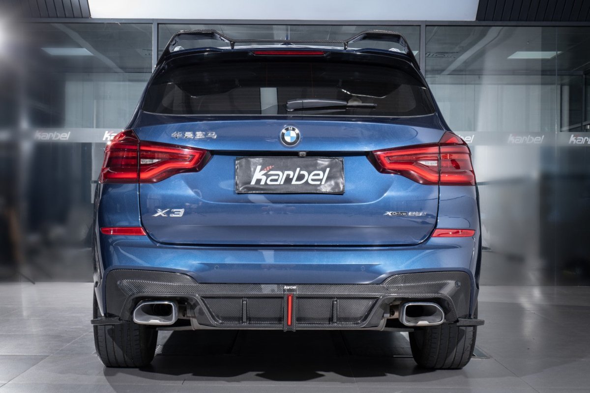 KARBEL - BMW X3 G01 / X3M F97 PRE LCI CARBON FIBRE DIFFUSER - Aero Carbon UK