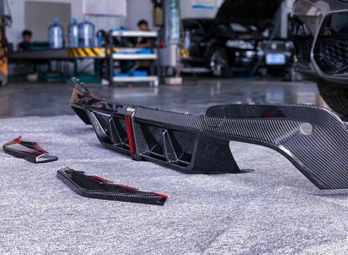 KARBEL - BMW X3 G01 / X3M F97 PRE LCI CARBON FIBRE DIFFUSER - Aero Carbon UK