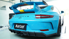 KARBEL - PORSCHE 911 991.2 GT3 DRY CARBON REAR DIFFUSER - Aero Carbon UK