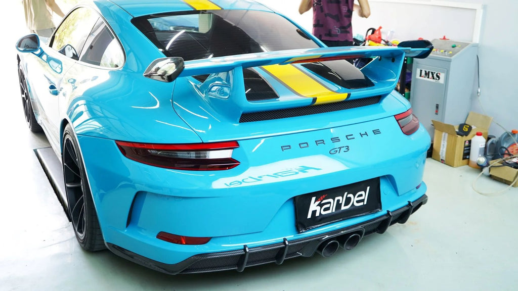 KARBEL - PORSCHE 911 991.2 GT3 DRY CARBON REAR DIFFUSER – Aero Carbon UK