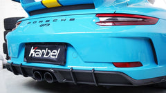 KARBEL - PORSCHE 911 991.2 GT3 DRY CARBON REAR DIFFUSER - Aero Carbon UK