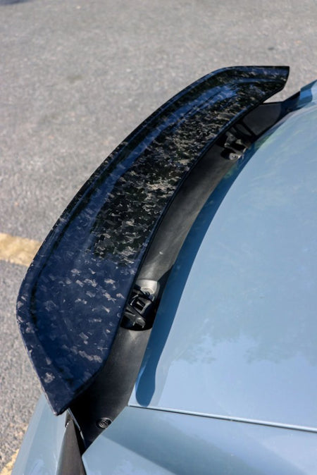 KARBEL - PORSCHE CAYMAN 718 DRY CARBON REAR SPOILER - Aero Carbon UK