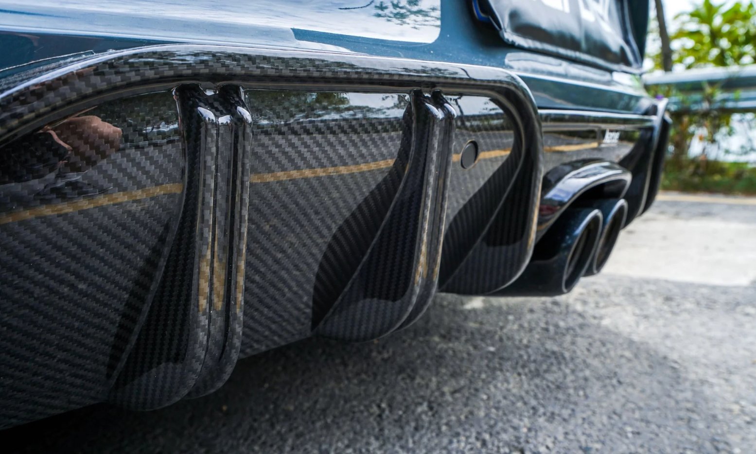 KARBEL - PORSCHE CAYMAN / BOXSTER 718 DRY CARBON REAR DIFFUSER - Aero Carbon UK