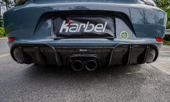 KARBEL - PORSCHE CAYMAN / BOXSTER 718 DRY CARBON REAR DIFFUSER - Aero Carbon UK