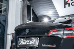 KARBEL - TESLA MODEL 3 DRY CARBON FIBRE REAR SPOILER - Aero Carbon UK