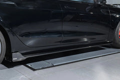 KARBEL - TESLA MODEL 3 DRY CARBON FIBRE SIDE SKIRTS - Aero Carbon UK