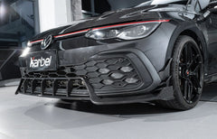 KARBEL - VOLKSWAGEN GTI MK8 CARBON FIBRE FRONT BUMPER CANARDS - Aero Carbon UK