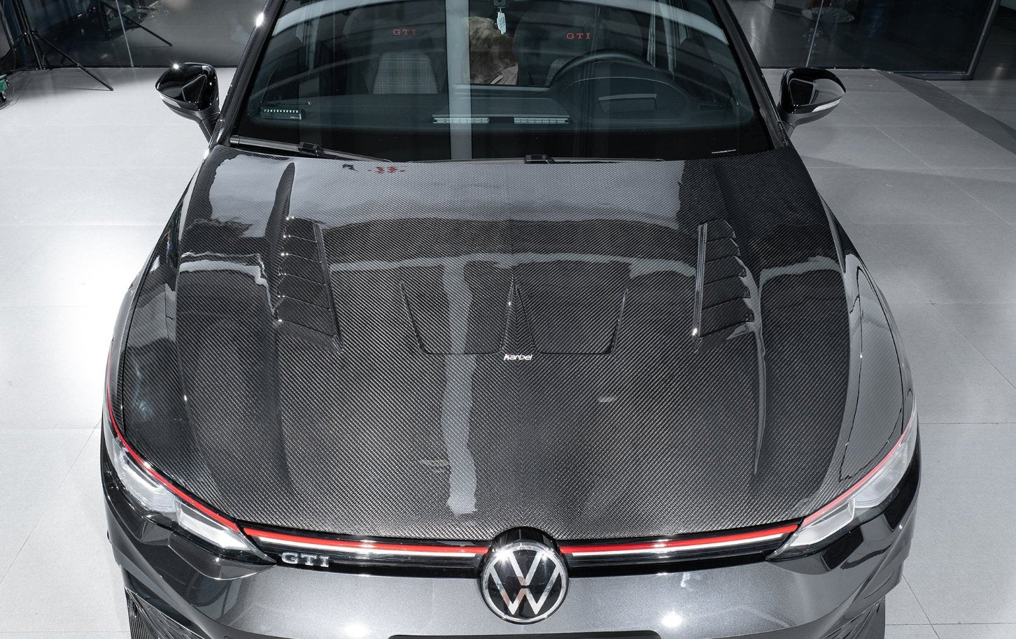 KARBEL - VOLKSWAGEN GTI MK8 CARBON FIBRE HOOD BONNET - Aero Carbon UK