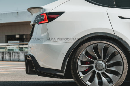 MIW DESIGN - TESLA MODEL Y DRY CARBON FIBRE REAR DIFFUSER - Aero Carbon UK