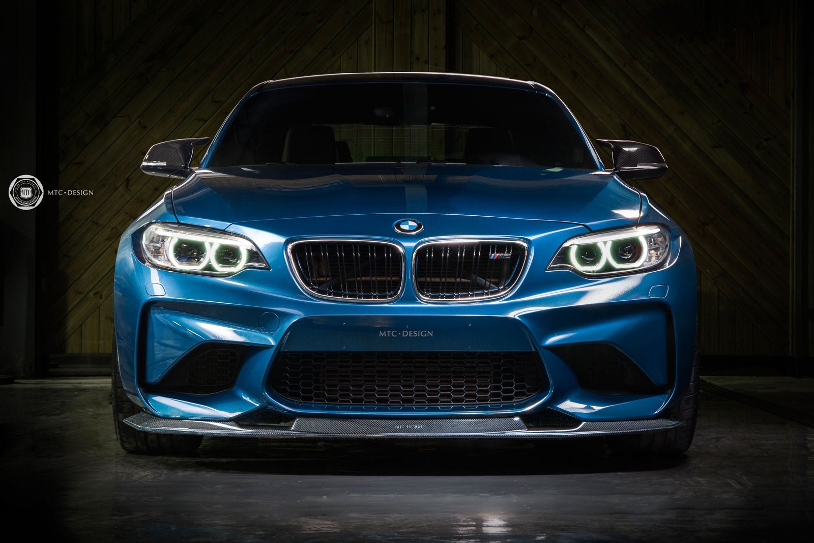 MTC DESIGN - BMW M2 F87 DRY CARBON FIBRE FRONT LIP (STREET VERSION) - Aero Carbon UK