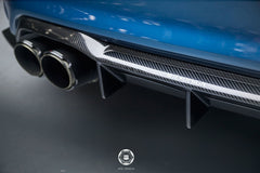 MTC DESIGN - BMW M2 F87 DRY CARBON FIBRE REAR DIFFUSER (STREET VERSION) - Aero Carbon UK