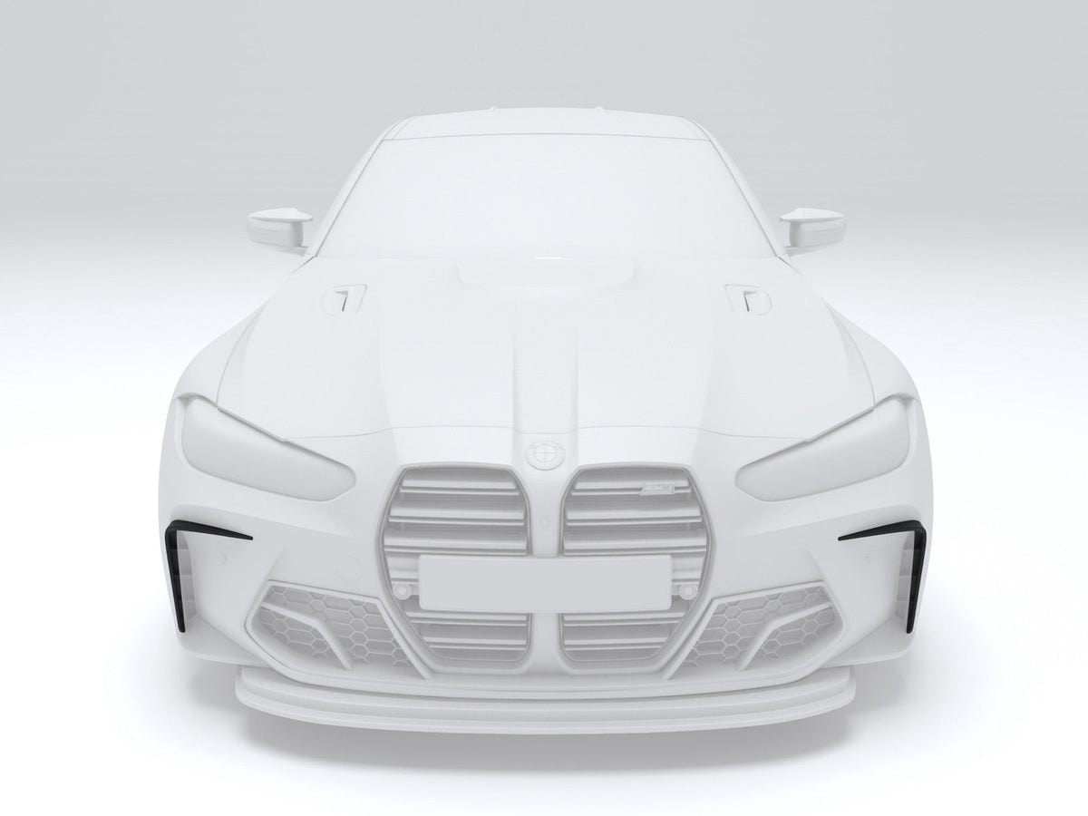 MTC DESIGN - BMW M3 G80 / M4 G82 DRY CARBON FIBRE FRONT INTAKE TRIM (STREET VERSION) - Aero Carbon UK