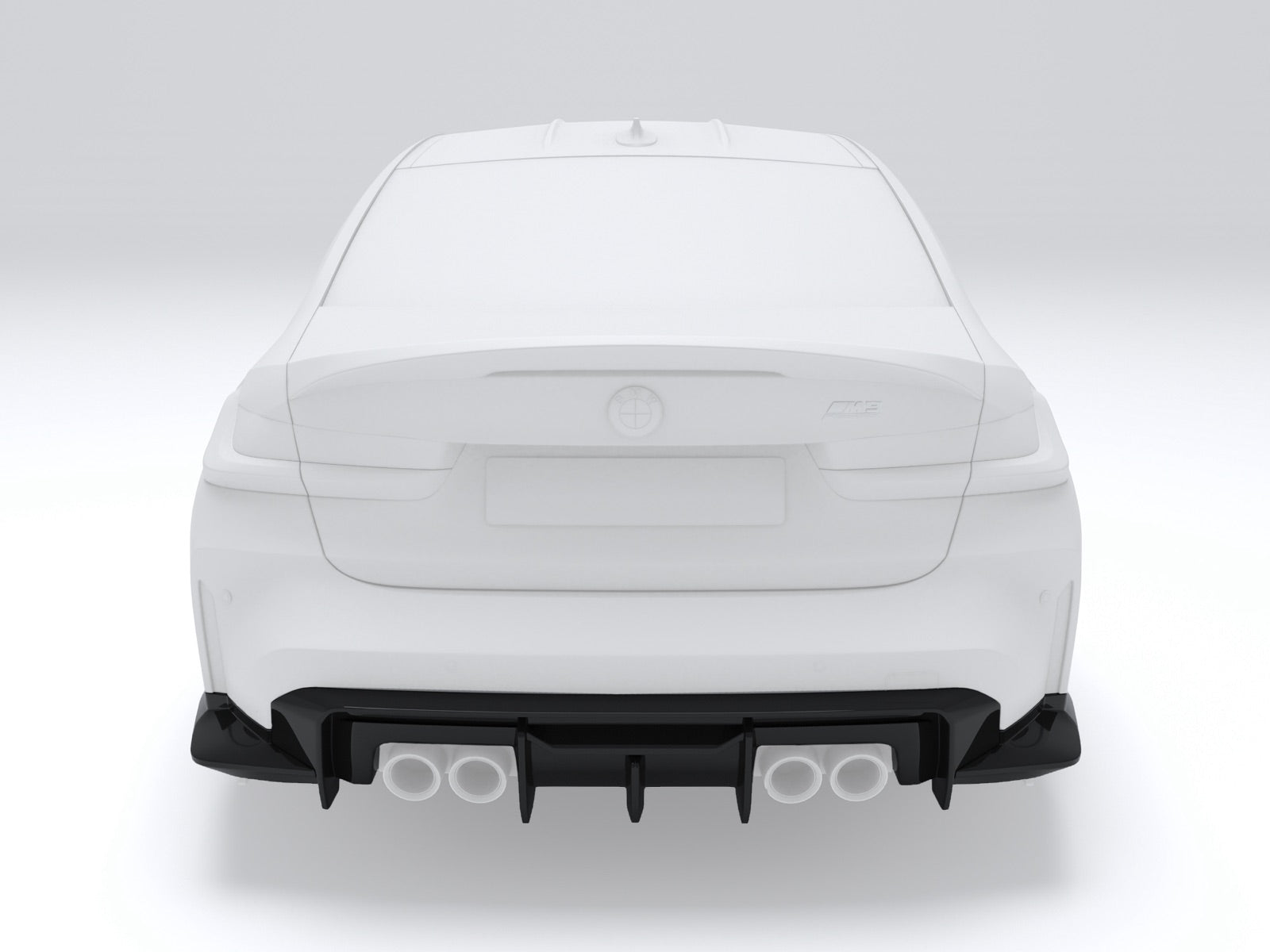 MTC DESIGN - BMW M3 G80 / M4 G82 DRY CARBON FIBRE REAR DIFFUSER (STREE ...