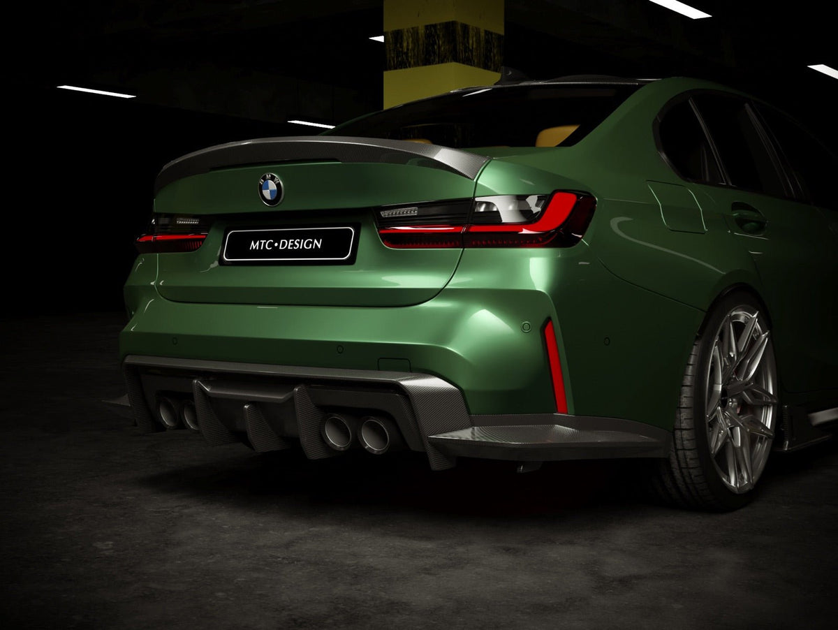 MTC DESIGN - BMW M3 G80 / M4 G82 DRY CARBON FIBRE REAR DIFFUSER (STREET VERSION) - Aero Carbon UK