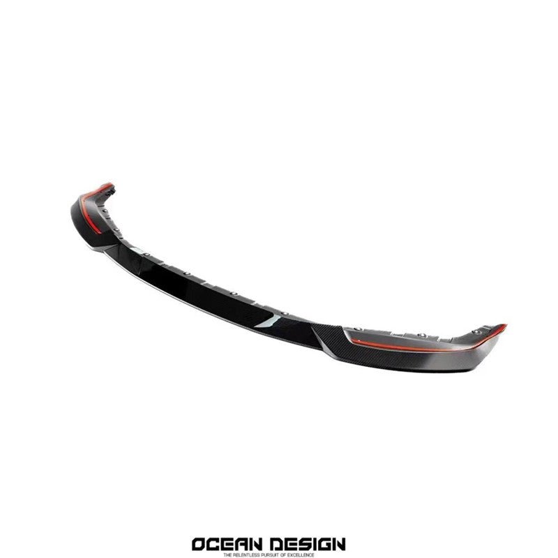 OCEAN DESIGN - BMW M2 G87 DRY CARBON FIBRE FRONT LIP - Aero Carbon UK