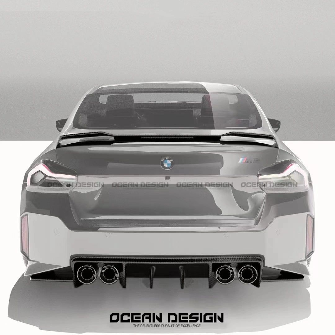 OCEAN DESIGN - BMW M2 G87 DRY CARBON REAR DIFFUSER - Aero Carbon UK