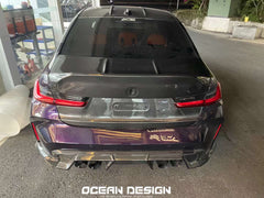 OCEAN DESIGN - BMW M3 G80 / 3 SERIES G20 DRY CARBON FIBRE REAR BOOT TRUNK LID COVER - Aero Carbon UK