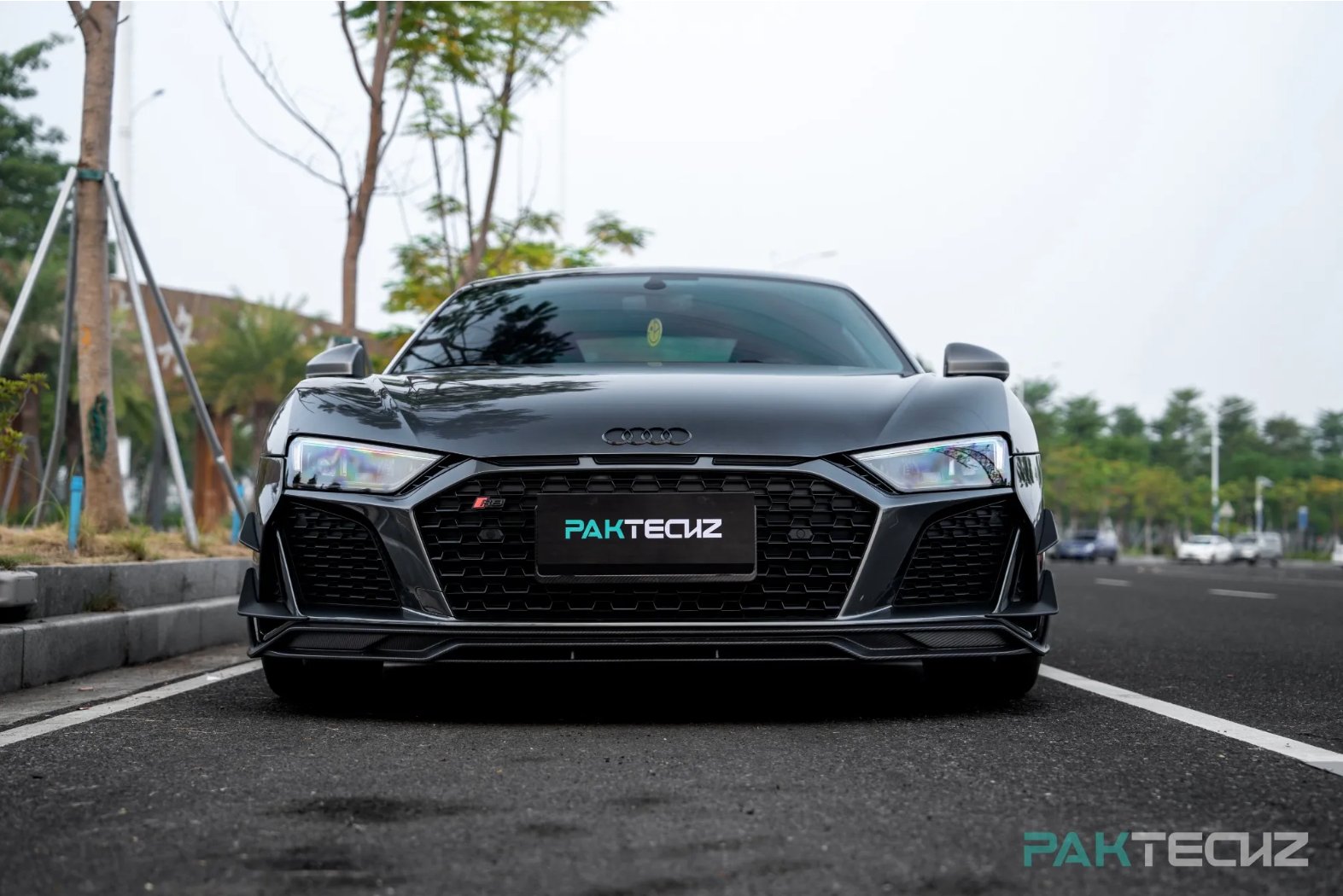 1016 R8 1016 Carbon Front Aero Lip For 20 Audi R8 – GJXIF