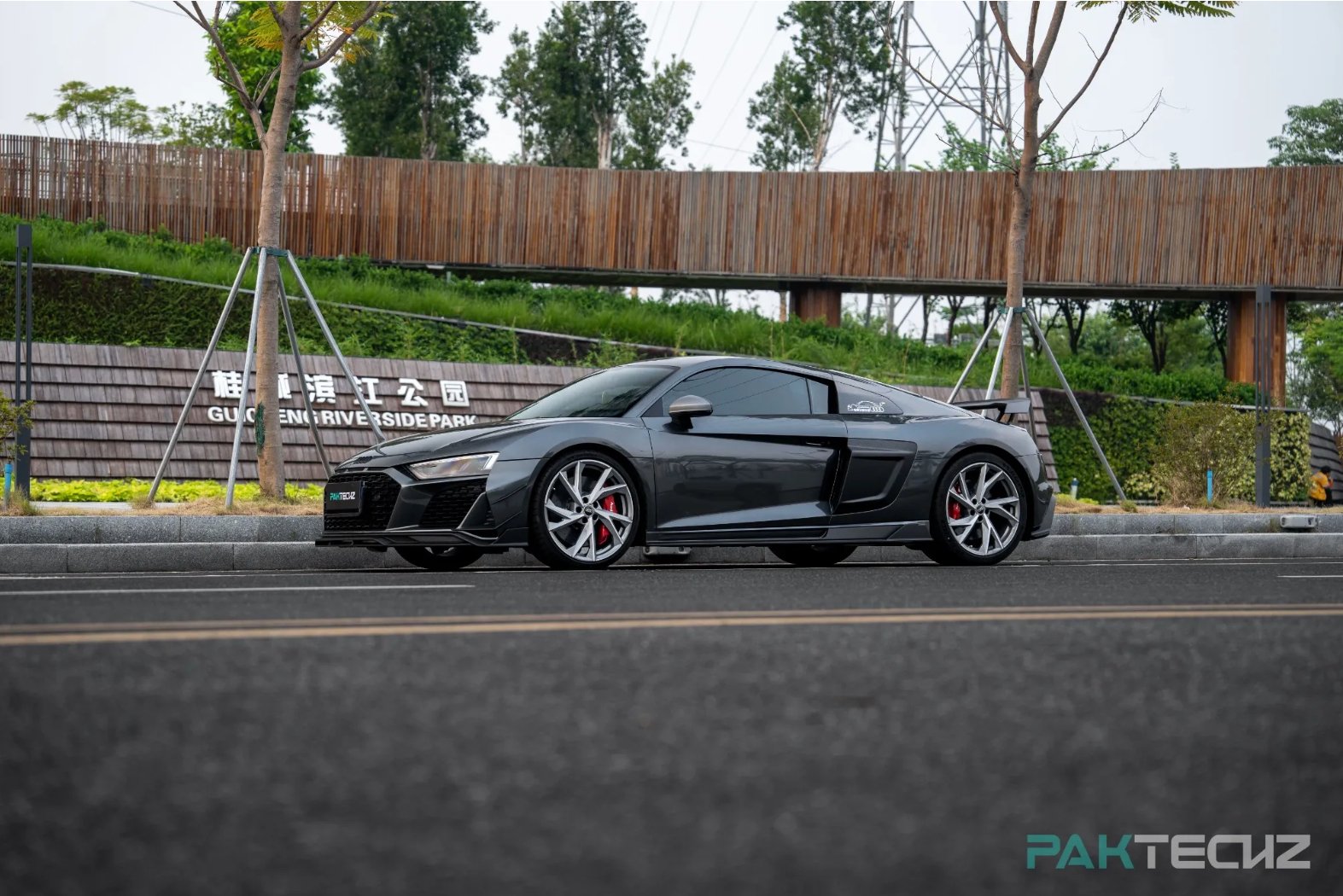 PAKTECHZ - AUDI R8 DRY CARBON FIBRE SIDE SKIRTS - Aero Carbon UK