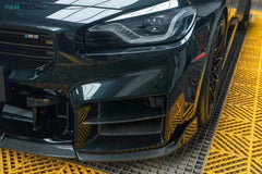 PAKTECHZ - BMW M2 G87 DRY CARBON FIBRE FRONT LIP SPLITTER - Aero Carbon UK