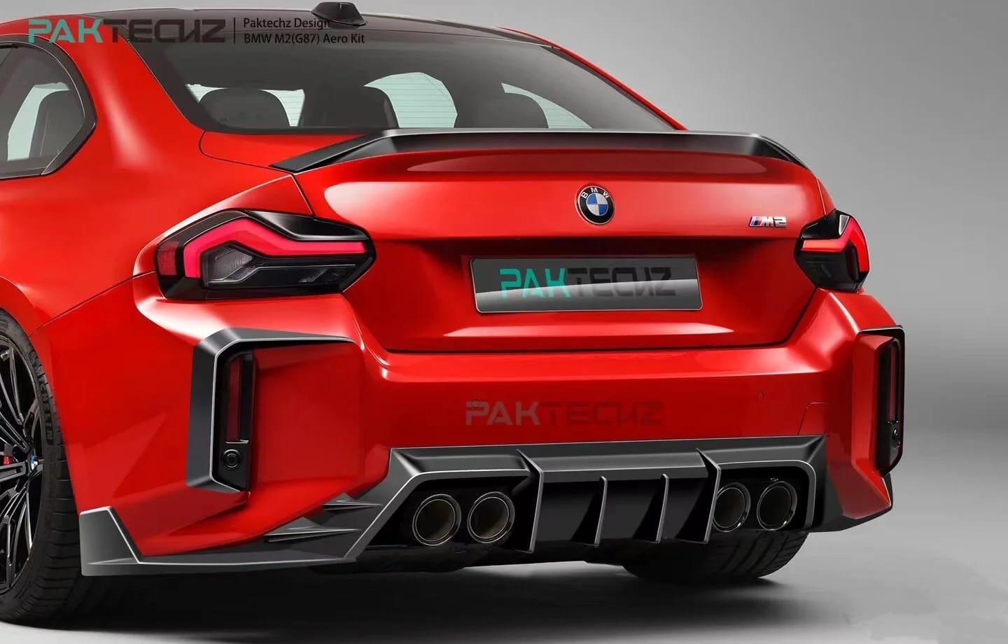 PAKTECHZ - BMW M2 G87 DRY CARBON FIBRE REAR DIFFUSER – Aero Carbon UK