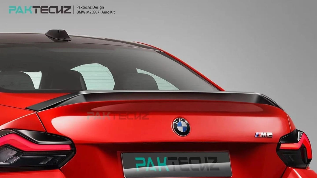 M.tech 2 Rear Spoiler PAKTECHZ BMW M2 G87 Dry Carbon Rear Spoiler – Aero Carbon UK