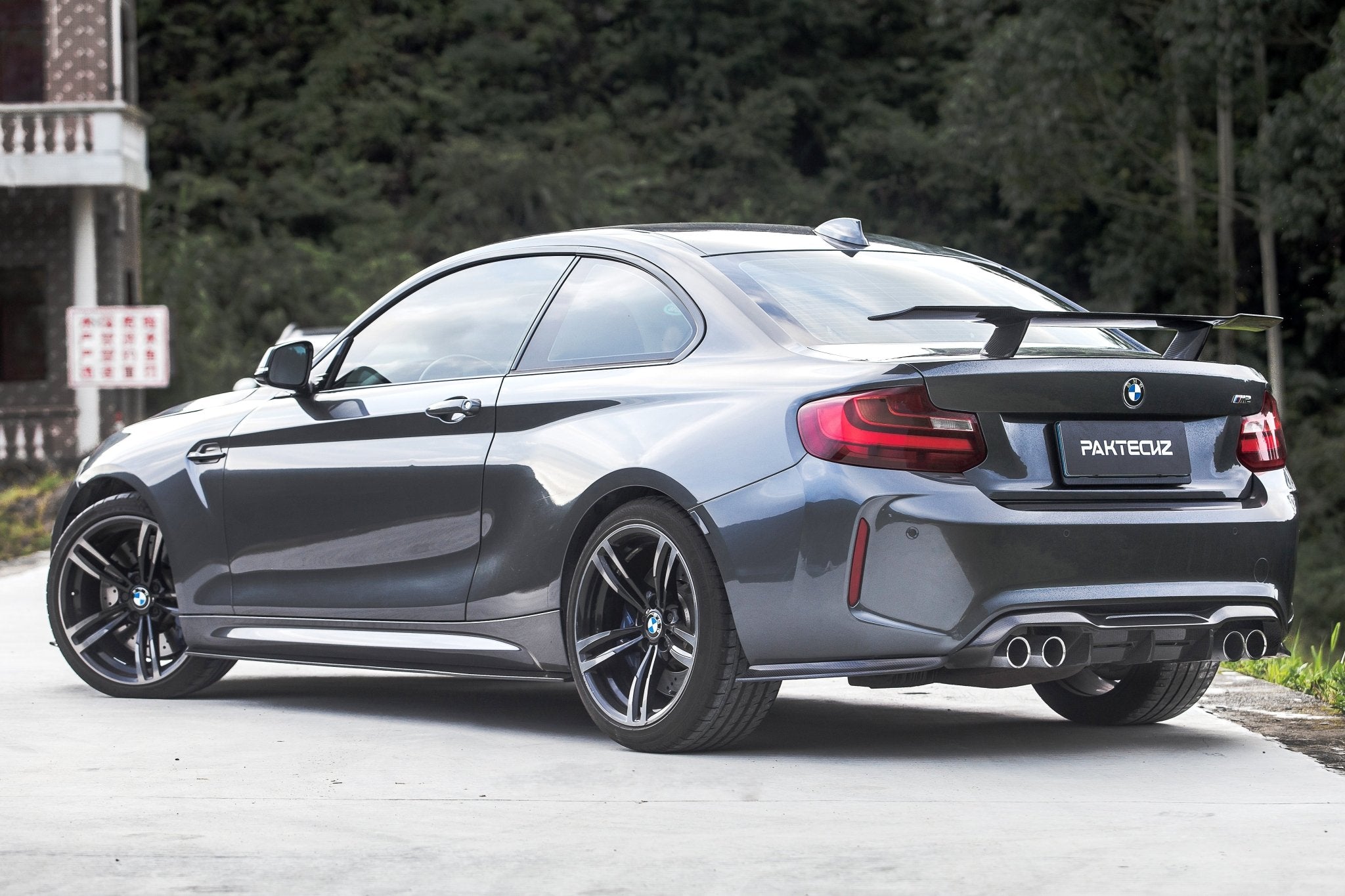 PAKTECHZ - BMW M2 M2C F87 CARBON FIBRE REAR DIFFUSER - Aero Carbon UK